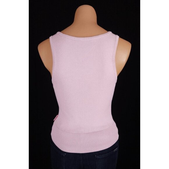 Blumarine Hello Kitty Edition Tank Top 38 US XS Pink Sweater SSENSE Exclusive - Picture 6 of 11